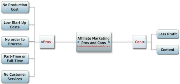 Affiliate Marketing business pros and cons